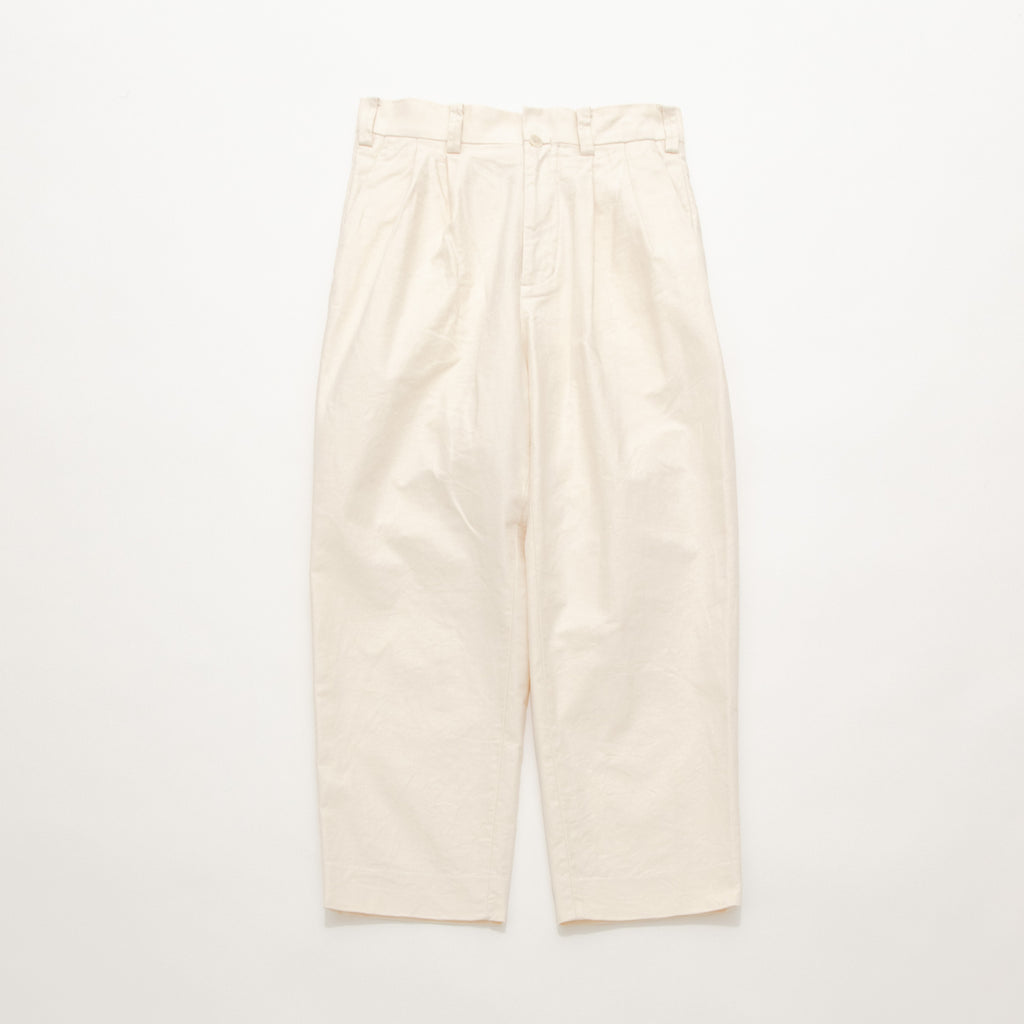 YAECA TWO TUCK TROUSERS