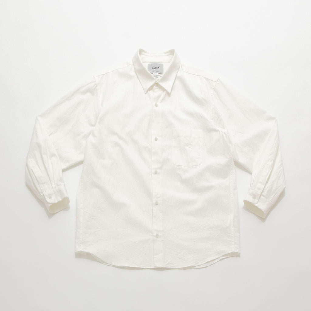 YAECA BUTTON SHIRT WIDE