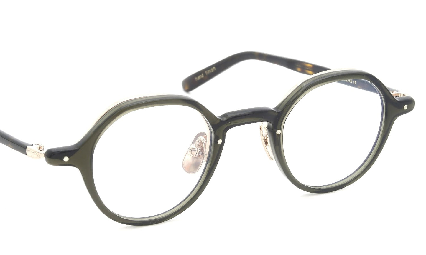 YELLOWS PLUS WINSTON EYEGLASS FRAME Harrods Green/Gold