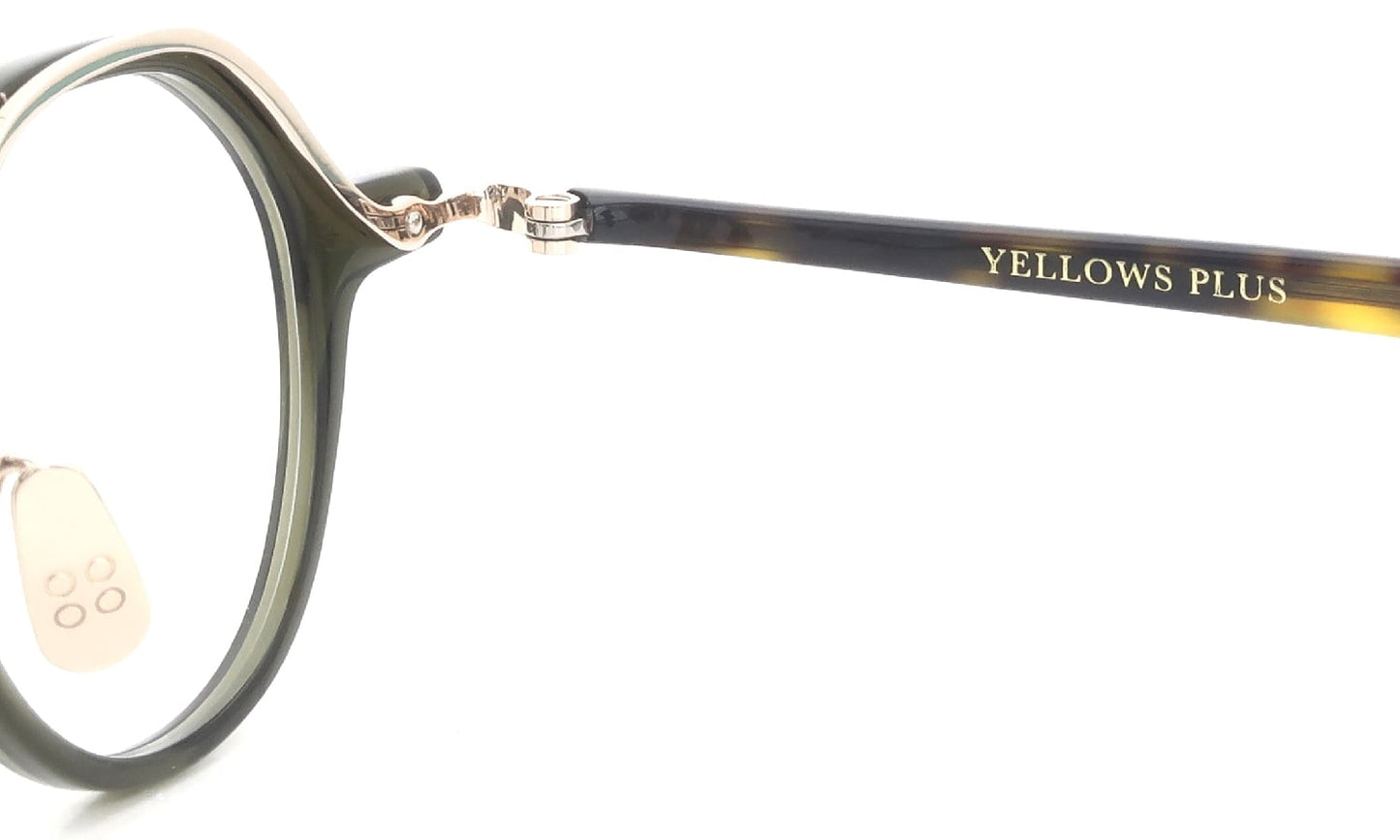 YELLOWS PLUS WINSTON EYEGLASS FRAME Harrods Green/Gold