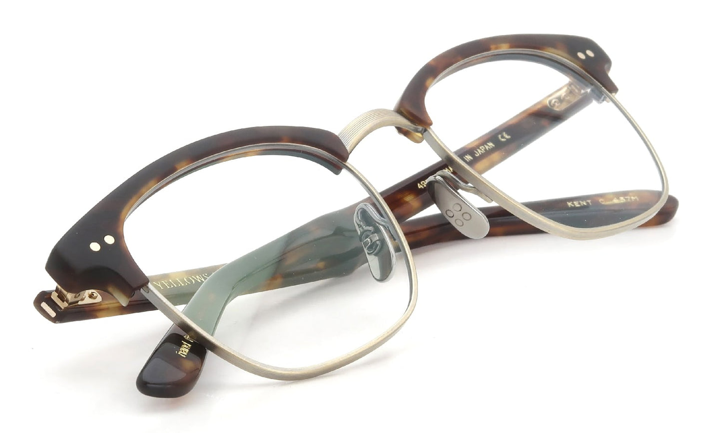 YELLOWS PLUS KENT EYEGLASS FRAME Matt Asian Havana/Gold