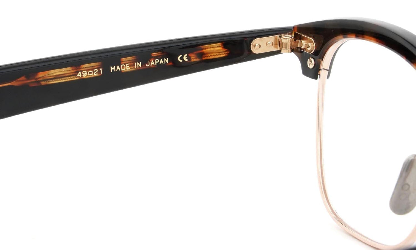 YELLOWS PLUS RAYMOND EYEGLASS FRAME Black Havana/Deep Gold