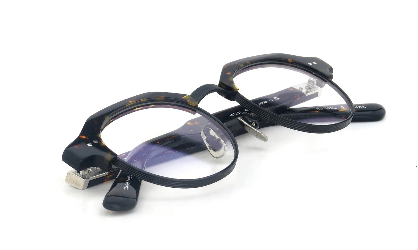 YELLOWS PLUS RUSSEL EYEWEAR Fine Turtle/Black