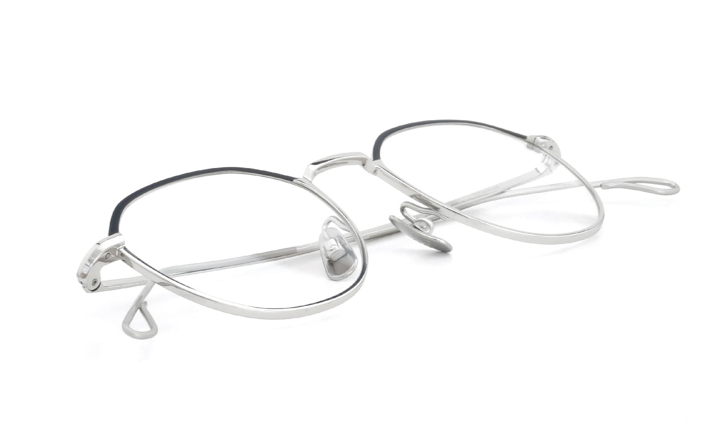 YELLOWS PLUS RIX EYEGLASS FRAME Silver/ Black