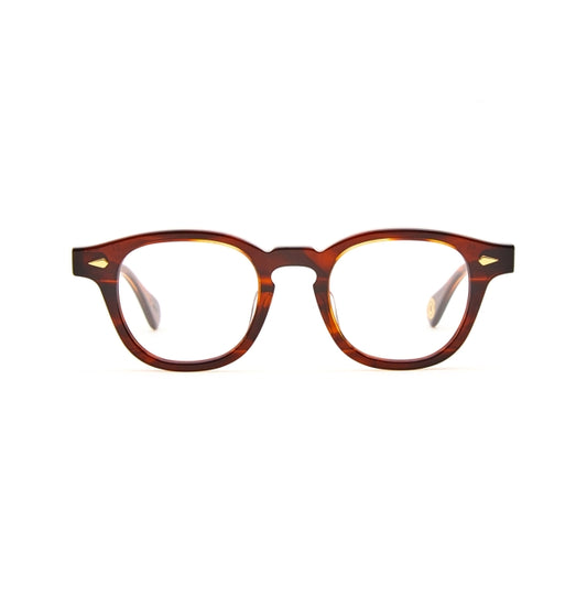 JULIUS TART OPTICAL AR Gold Edition Eyeglass Frame Demi Amber