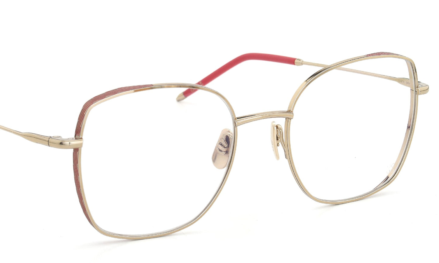 YELLOWS PLUS ZARA EYEGLASS FRAME Gold/Tarazman Red