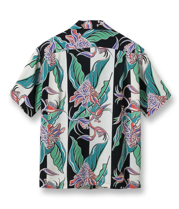 SUN SURF RAYON HAWAIIAN SHIRT “TORCH GINGER”