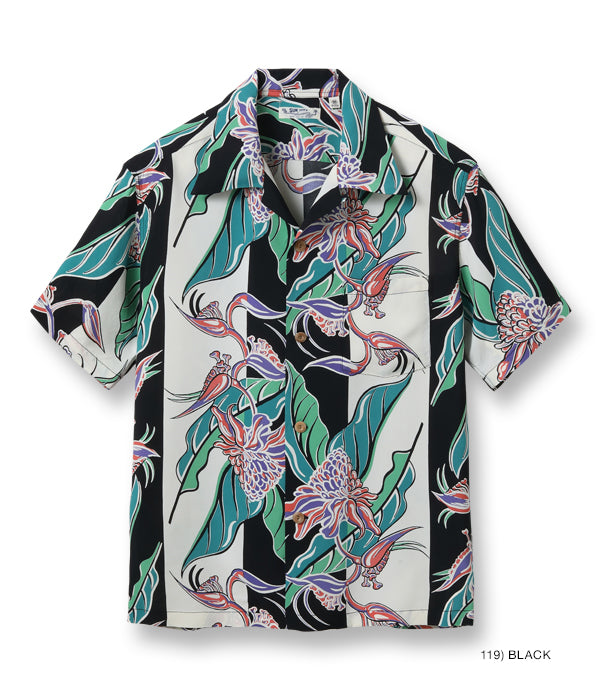 SUN SURF RAYON HAWAIIAN SHIRT “TORCH GINGER”