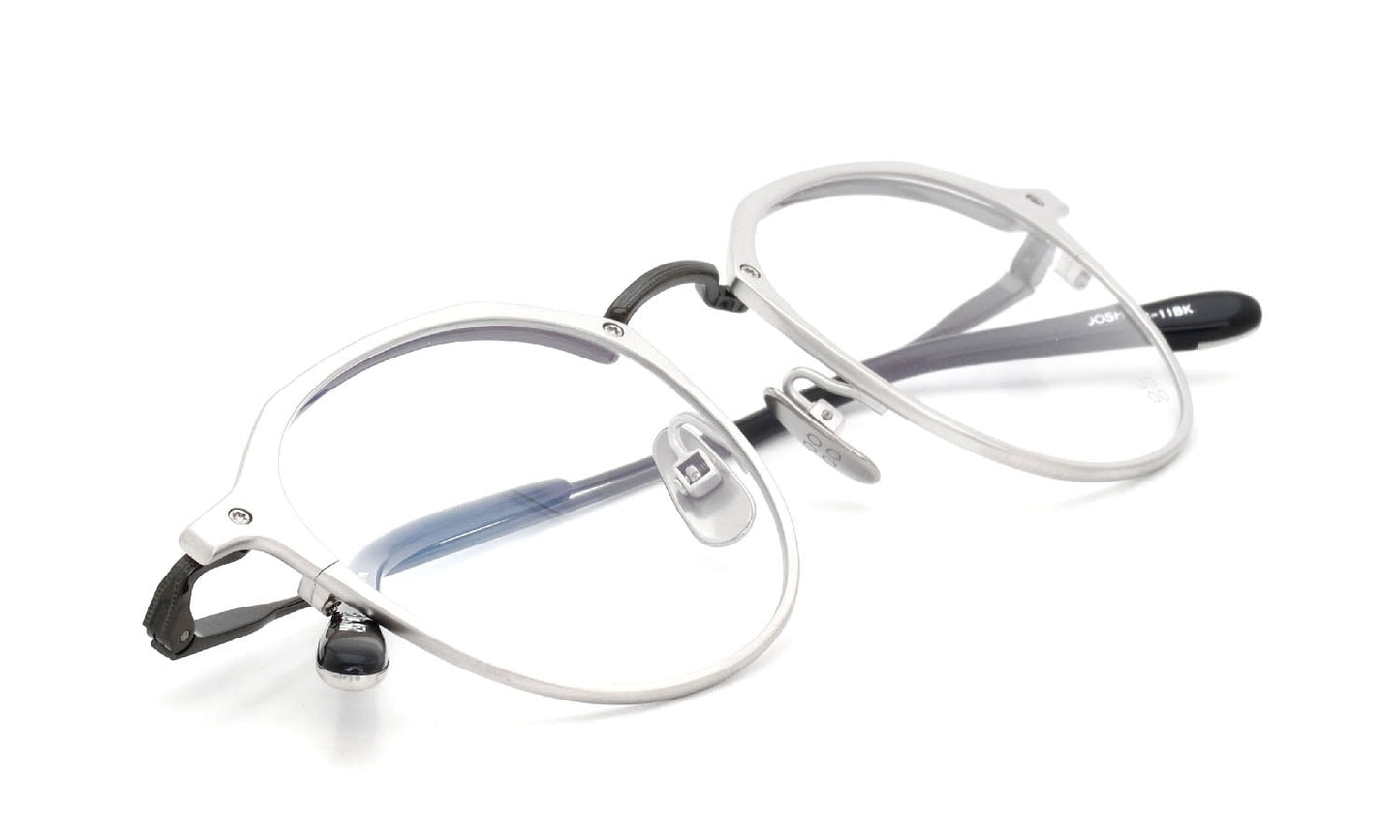 YELLOWS PLUS JOSH EYEGLASS FRAME Matt Silver/Black