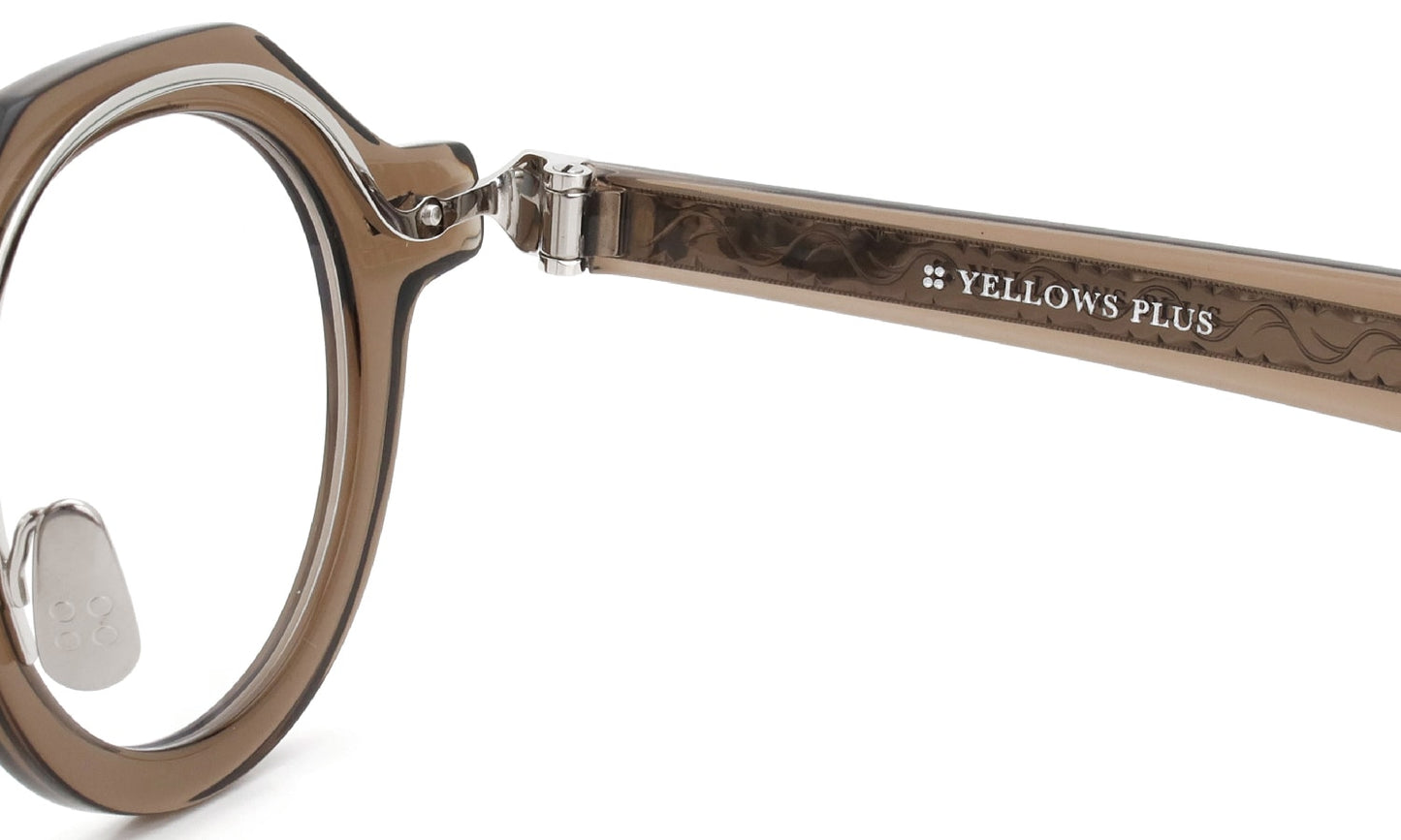 YELLOWS PLUS PHILIP EYEGLASS FRAME Burnt Umber / Silver