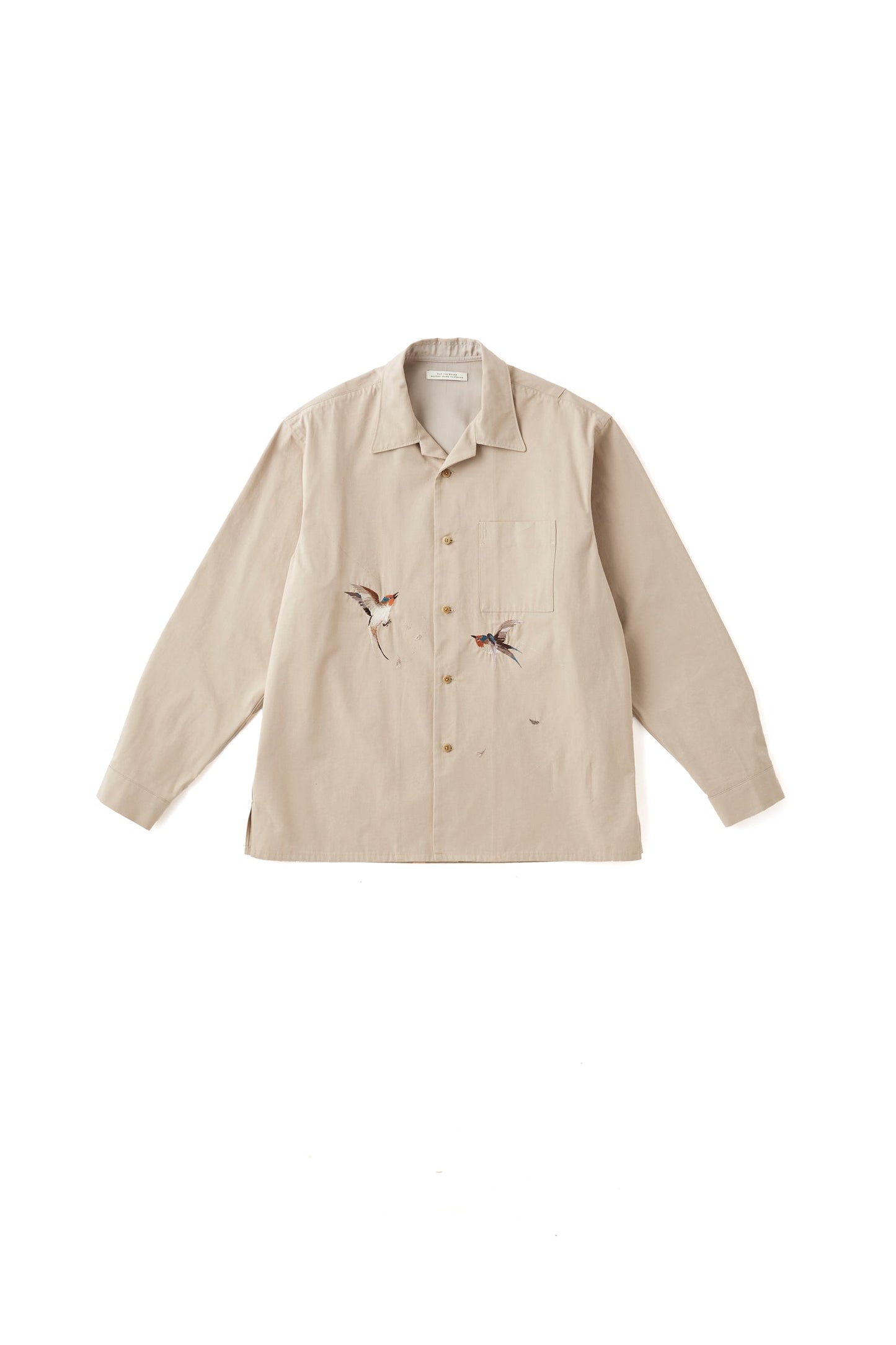 OLD JOE & CO. SILK NEP CLOTH SOUVENIR SHIRTS (Long-sleeve)