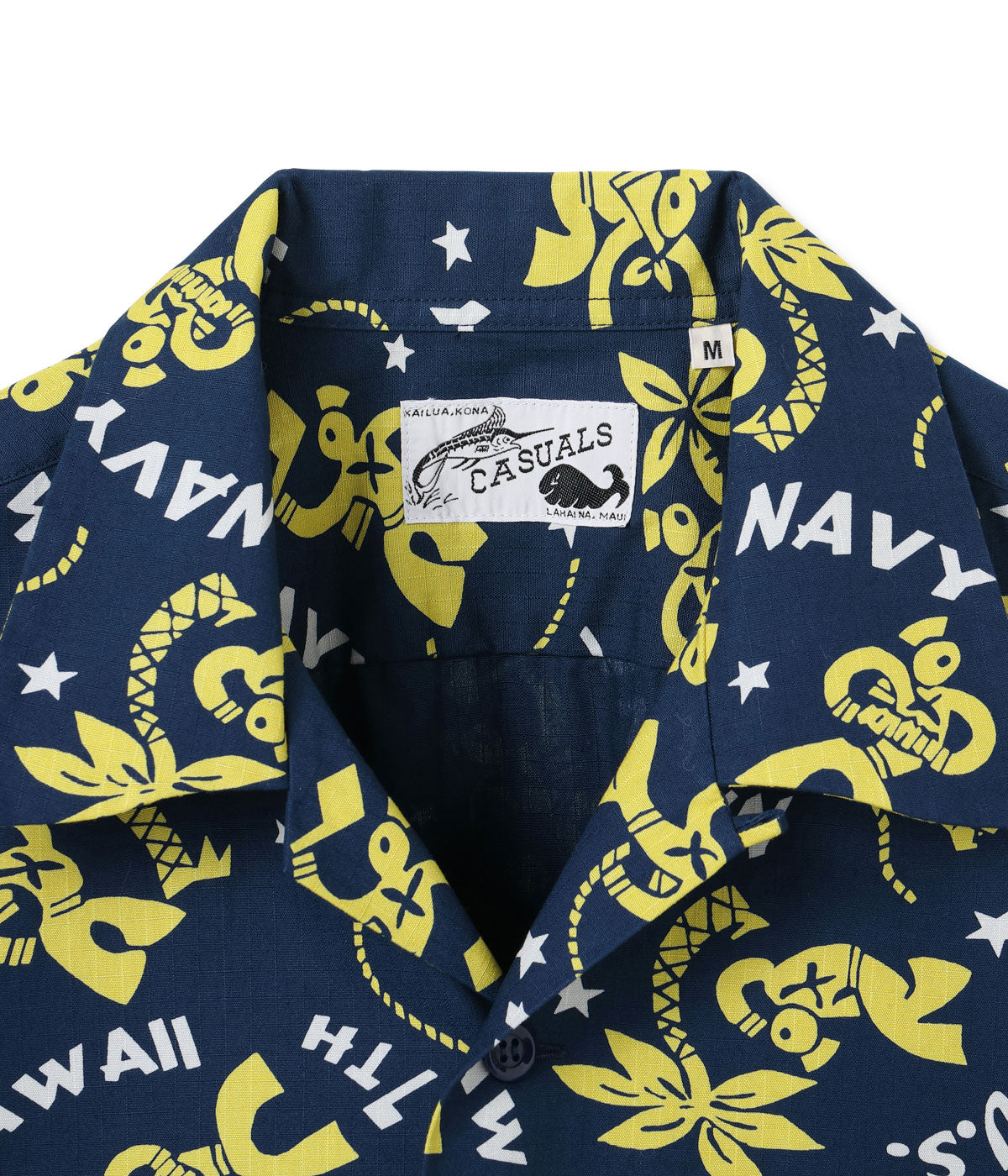 SUN SURF COTTON RIPSTOP OPEN SHIRT “SAILOR MOKU STARS