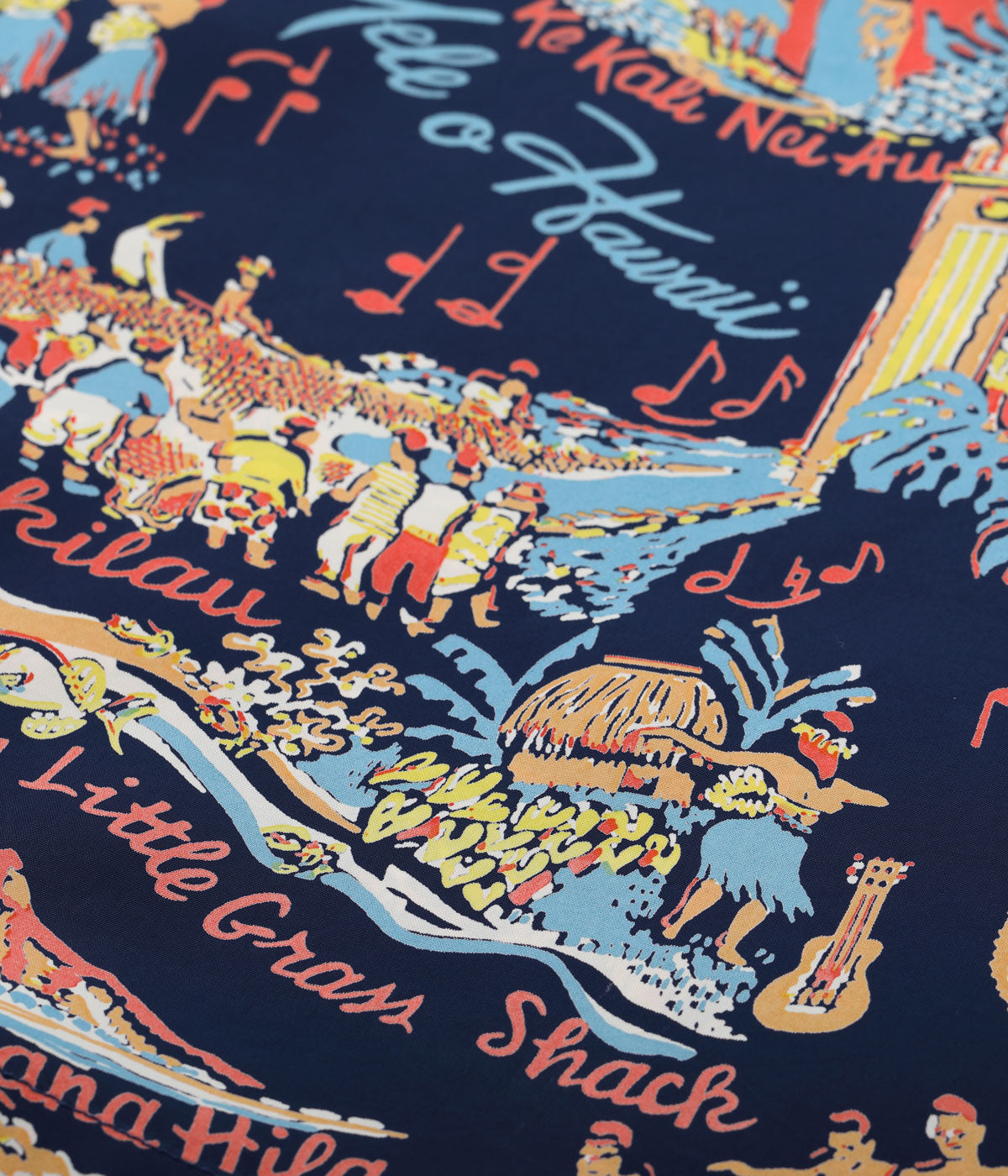 SUN SURF RAYON HAWAIIAN SHIRT “THE SONG OF HAWAII”