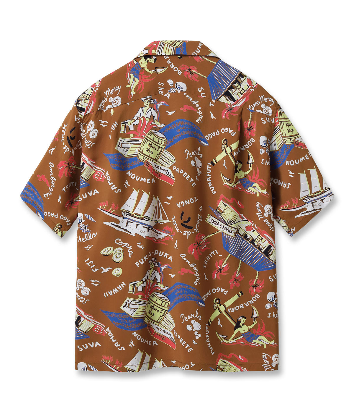 SUN SURF RAYON HAWAIIAN SHIRT “SOUTH SEA TRADER”