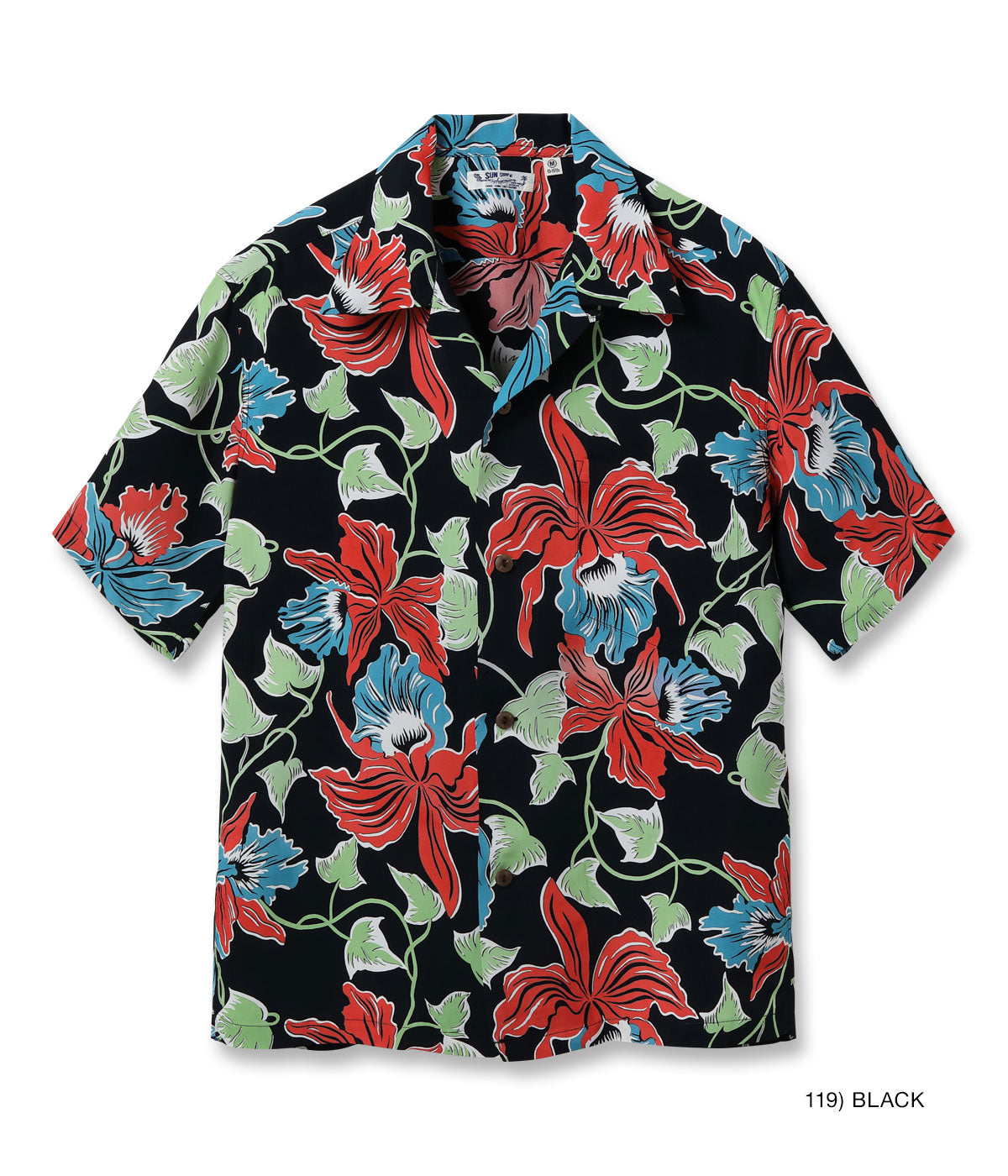 SUN SURF RAYON HAWAIIAN SHIRT “CATTLEYA ORCHID”