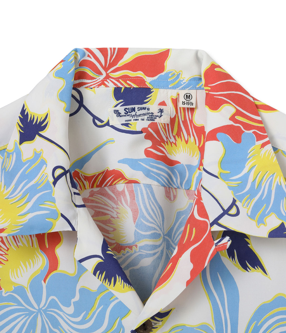 SUN SURF RAYON HAWAIIAN SHIRT “CATTLEYA ORCHID”