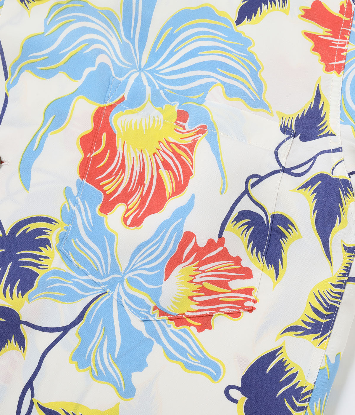 SUN SURF RAYON HAWAIIAN SHIRT “CATTLEYA ORCHID”