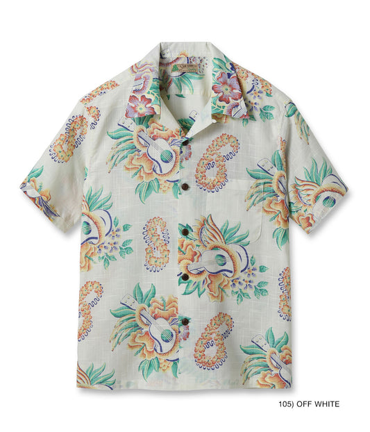 SUN SURF OPEN SHIRT “MACINTOSH UKULELE”