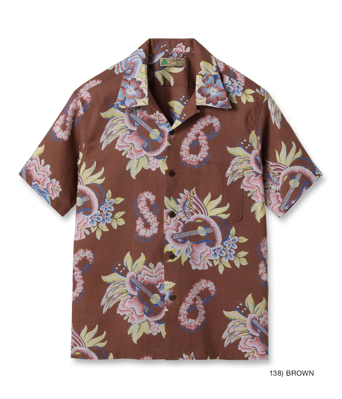 SUN SURF OPEN SHIRT “MACINTOSH UKULELE”