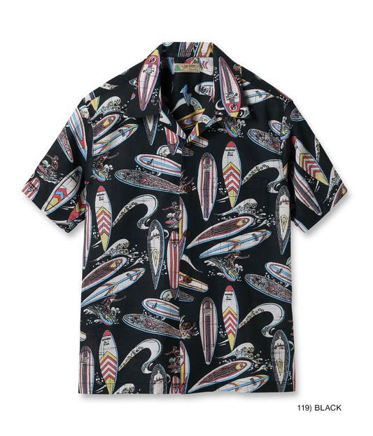 SUN SURF OPEN SHIRT “SURFBOARDS”