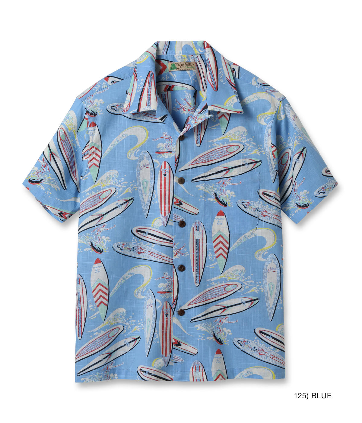 SUN SURF OPEN SHIRT “SURFBOARDS”