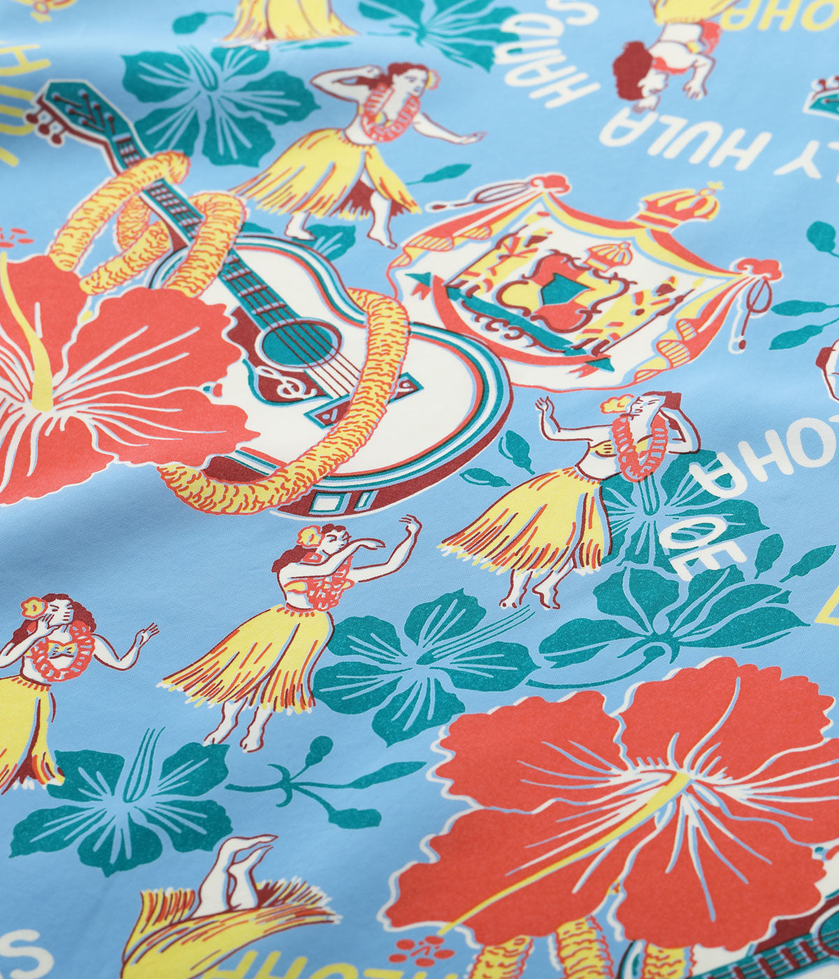 SUN SURF RAYON HAWAIIAN SHIRT “LOVELY HULA HANDS”