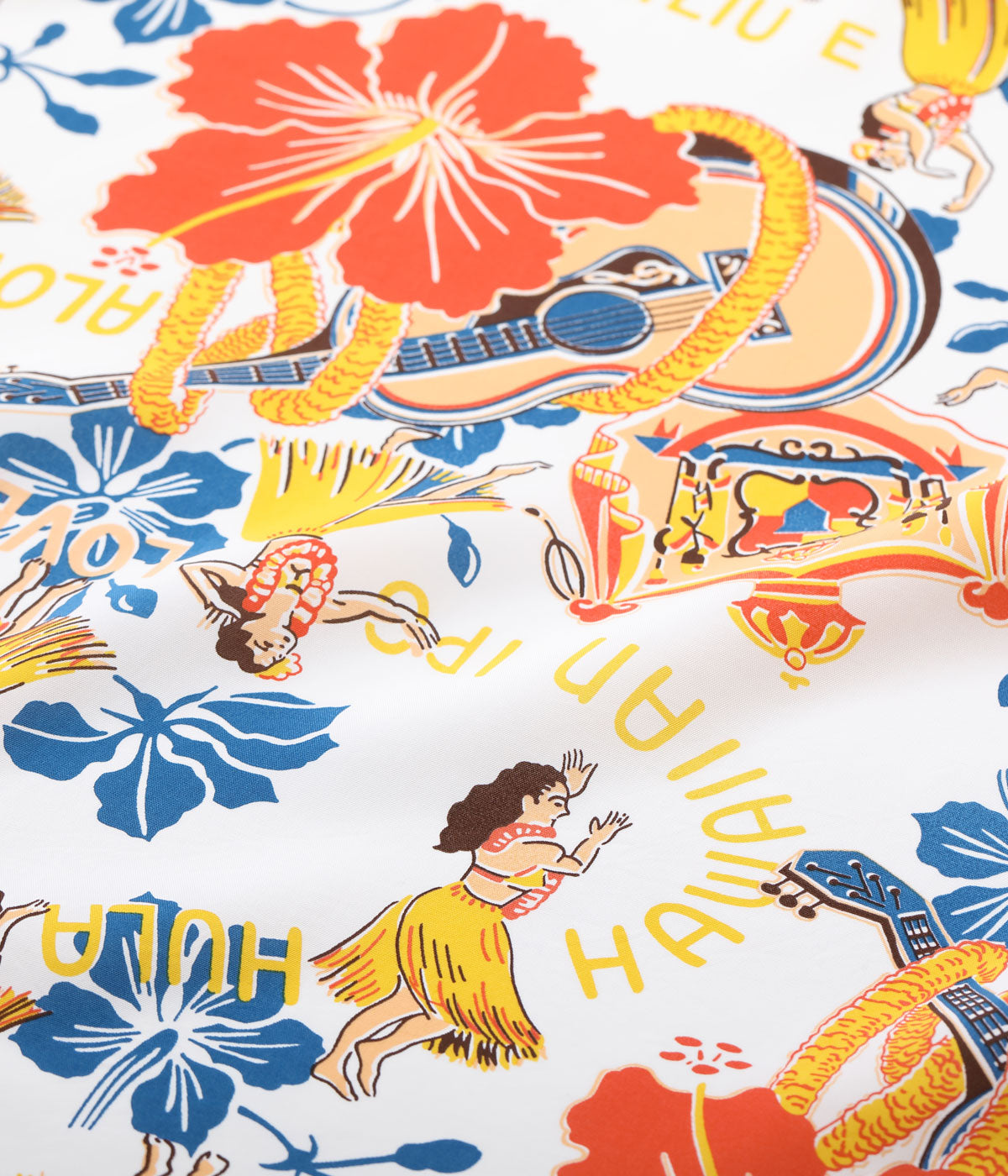 SUN SURF RAYON HAWAIIAN SHIRT “LOVELY HULA HANDS”