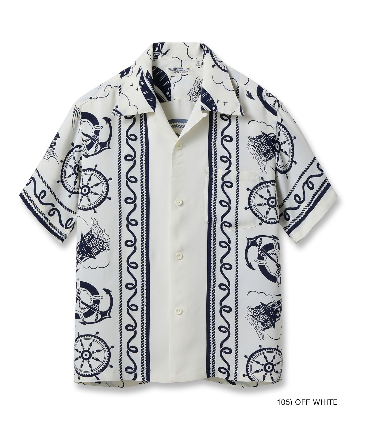 SUN SURF RAYON HAWAIIAN SHIRT “ALL ABOARD”