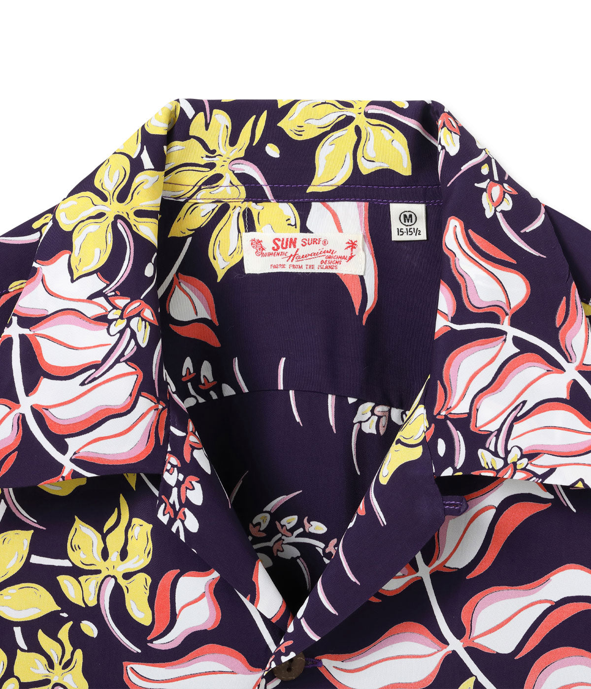 SUN SURF RAYON HAWAIIAN SHIRT “GINGER LILY”