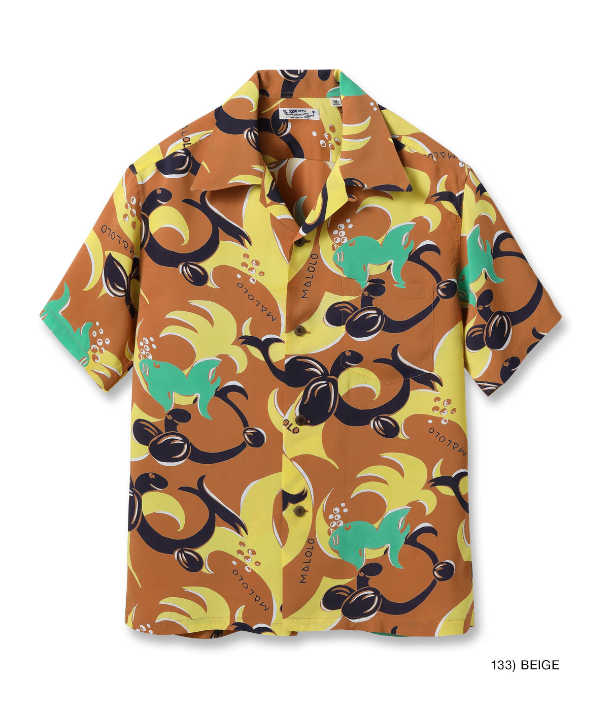 SUN SURF RAYON HAWAIIAN SHIRT “MALOLO HAWAII”