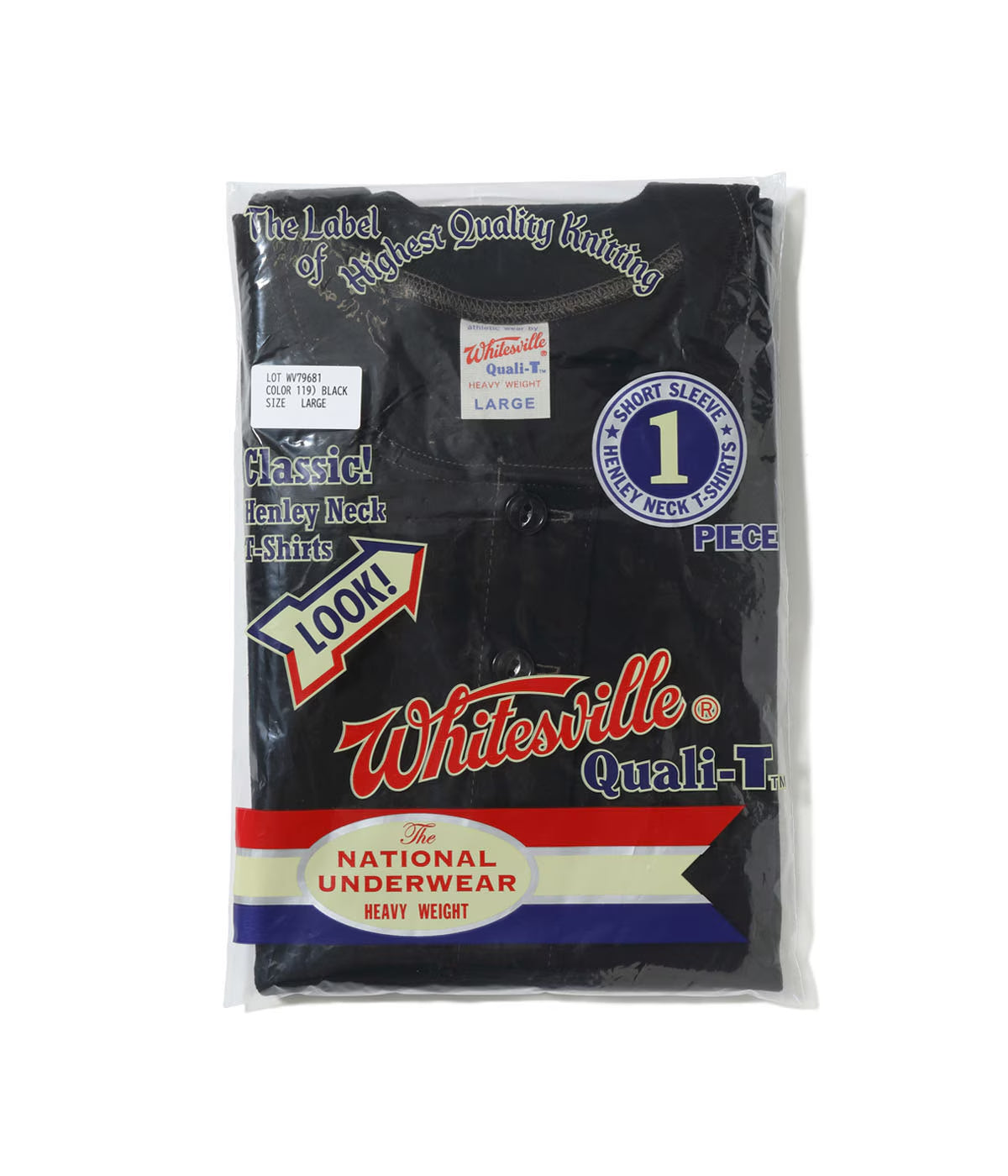 WHITESVILLE S/S HENLEY T-SHIRT
