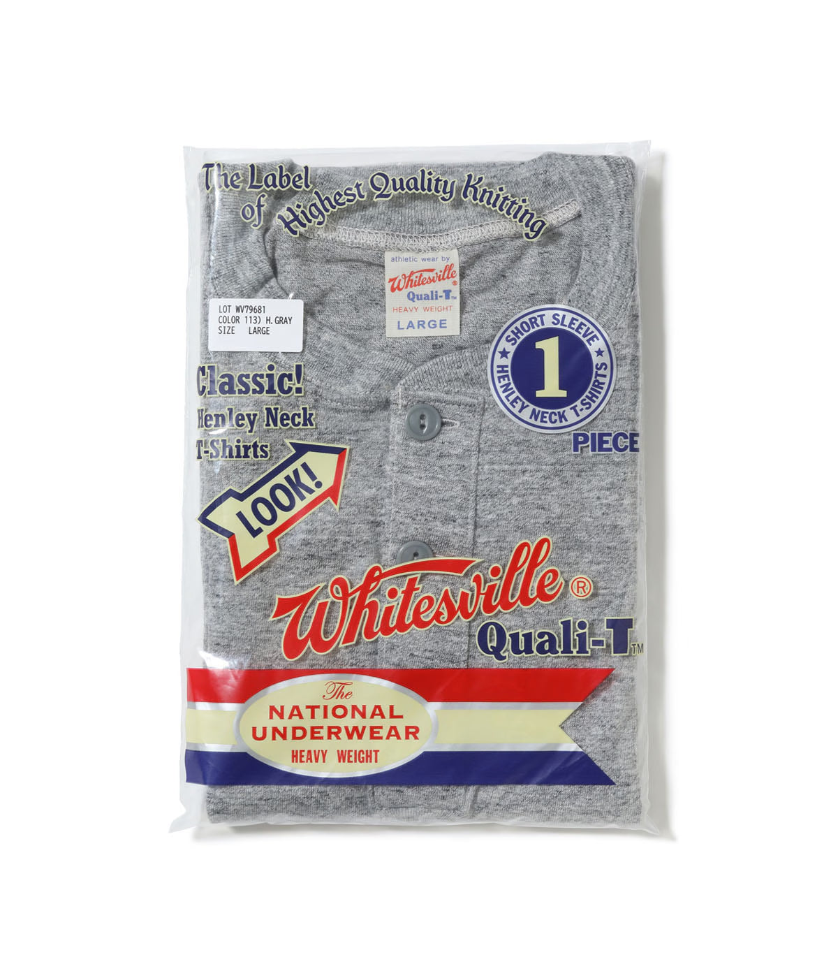 WHITESVILLE S/S HENLEY T-SHIRT
