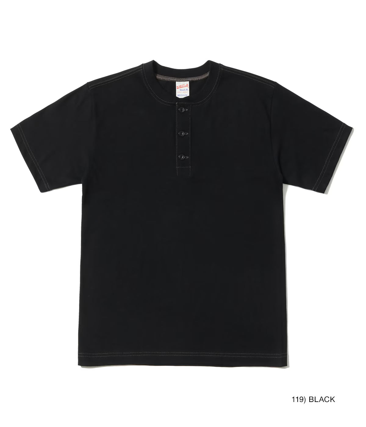 WHITESVILLE S/S HENLEY T-SHIRT