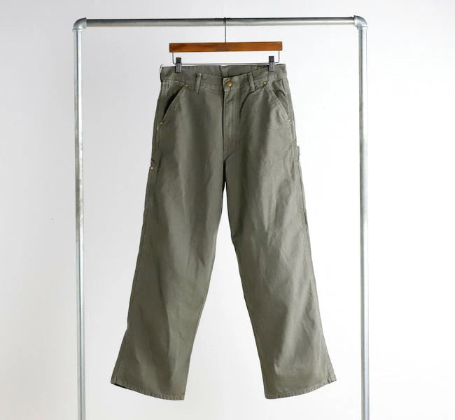 orSlow DAD’S FIT OXFORD PAINTER PANTS Army Green