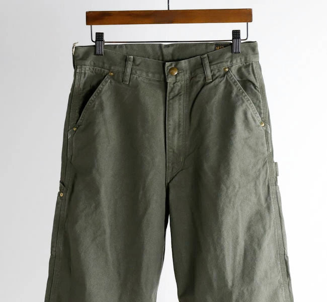 orSlow DAD’S FIT OXFORD PAINTER PANTS Army Green