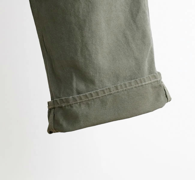 orSlow DAD’S FIT OXFORD PAINTER PANTS Army Green