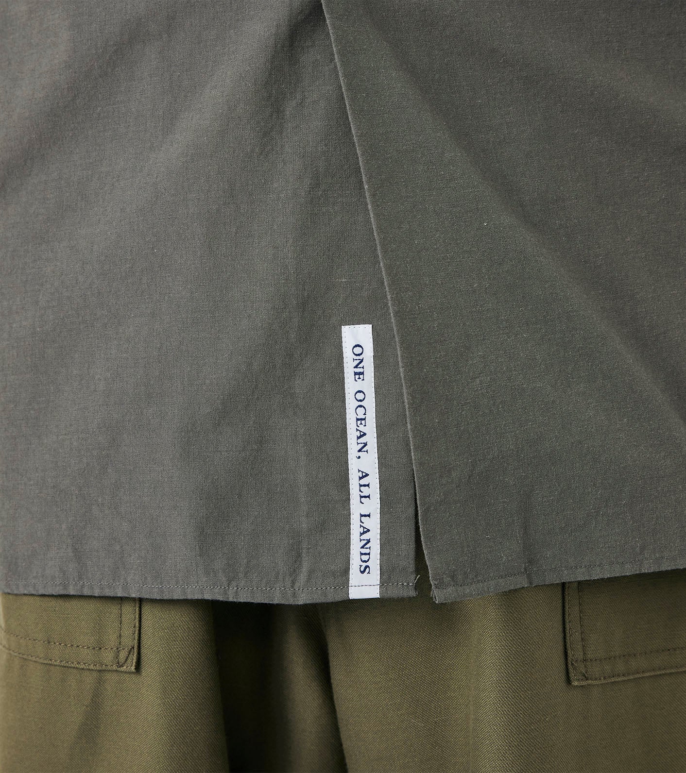 nanamica Band Collar Wind Shirt