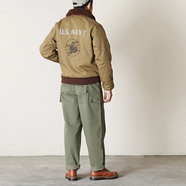 FREEWHEELERS USN GROUND CREW JACKET "Construction Battalion"