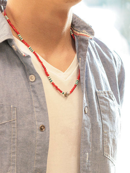SunKu 39 White Heart Mix Necklace & Bracelet SK-088