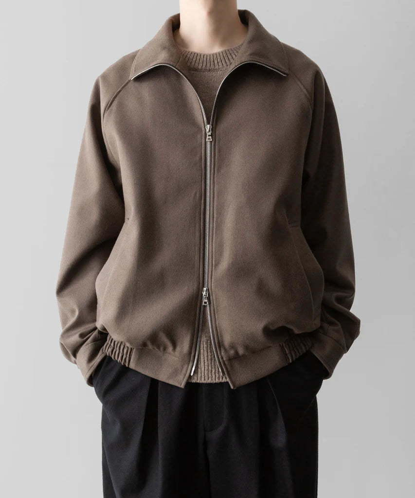 ssstein MELTON ZIP UP BLOUSON