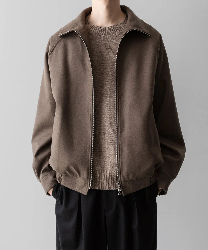 ssstein MELTON ZIP UP BLOUSON