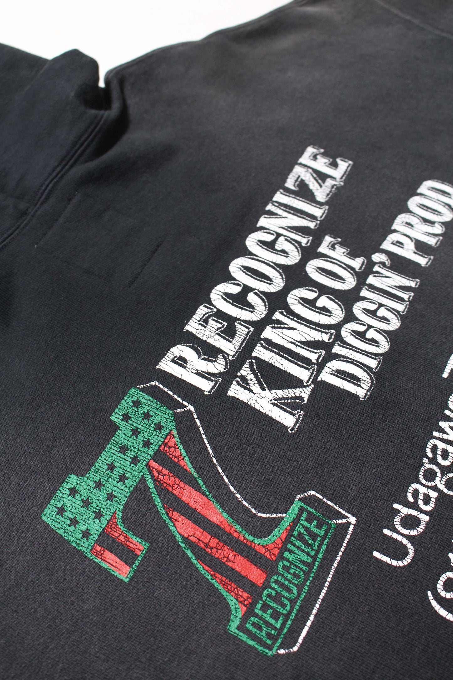 BOW WOW #7 VINYL ZIP HOODIE AGED