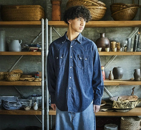 orSlow DENIM WESTERN SHIRT