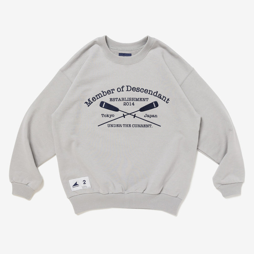 DESCENDANT CROSS PADDLE CREW NECK – unexpected store