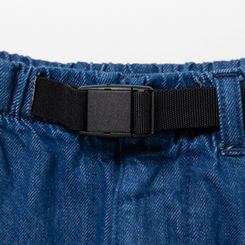 DESCENDANT CLASP DENIM TROUSERS