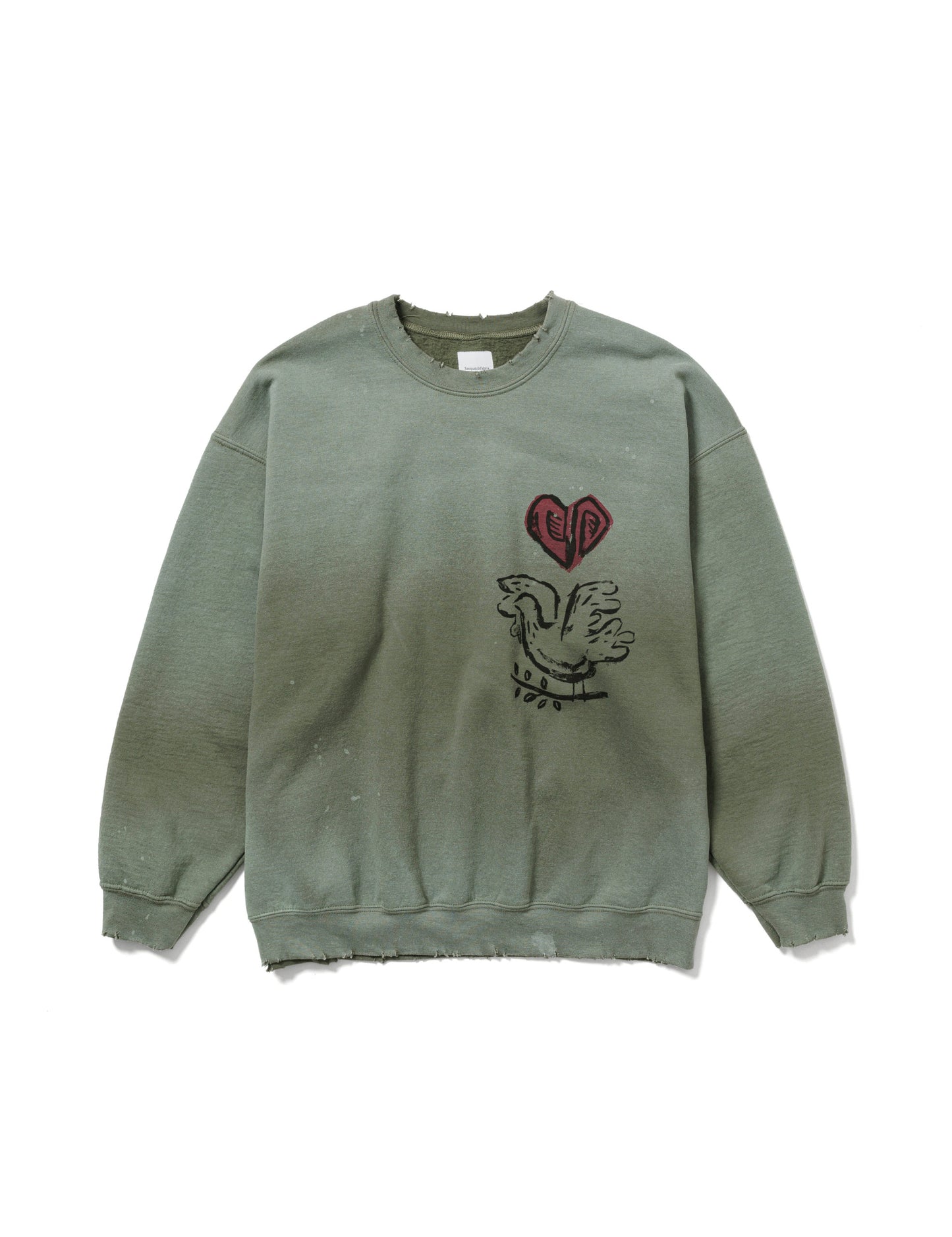 Sasquatchfabrix. VINTAGE SWEATSHIRT "OLIVE BRANCH”