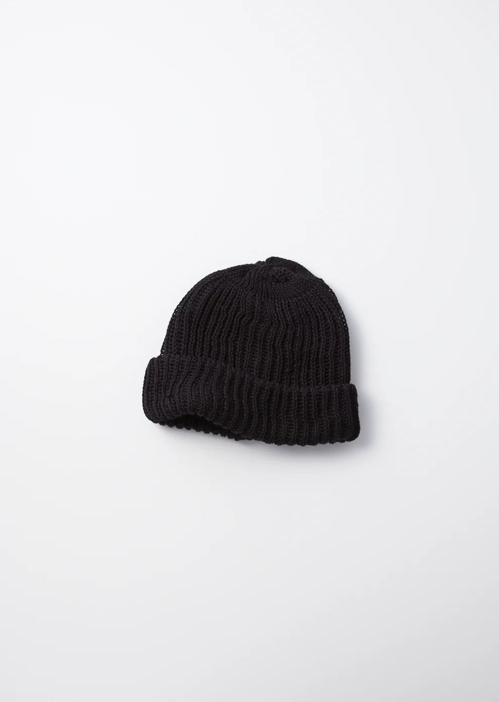 RoToTo CHUNKY COTTON SHORT BEANIE