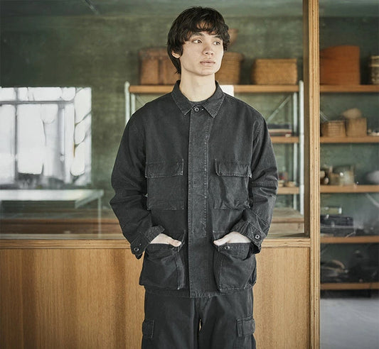 orSlow B.D.U JACKET STONE BLACK
