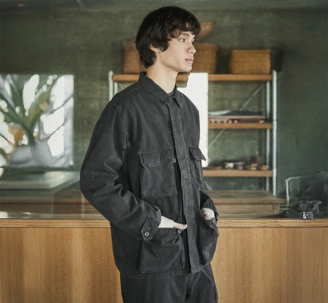 orSlow B.D.U JACKET STONE BLACK