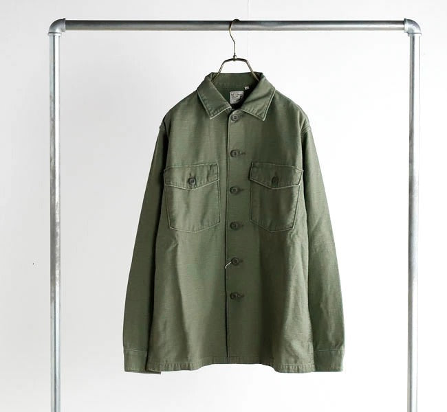 orSlow US ARMY FATIGUE SHIRT GREEN USED